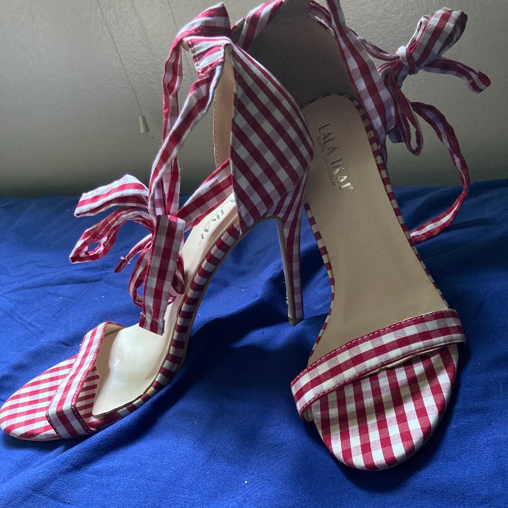 Strappy heels